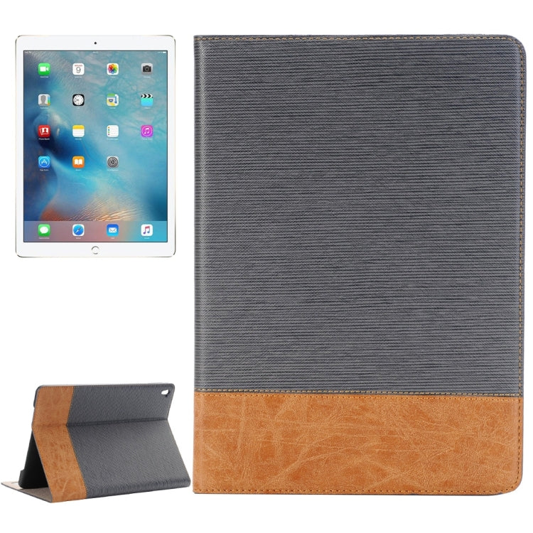 Cross Texture Horizontal Flip Leather Case with Holder & Card Slots & Wallet for iPad Pro 9.7 inch(Grey) - iPad Pro 9.7 inch Cases by buy2fix | Online Shopping UK | buy2fix