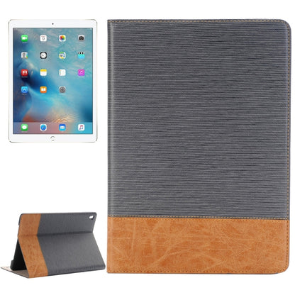 Cross Texture Horizontal Flip Leather Case with Holder & Card Slots & Wallet for iPad Pro 9.7 inch(Grey) - iPad Pro 9.7 inch Cases by buy2fix | Online Shopping UK | buy2fix