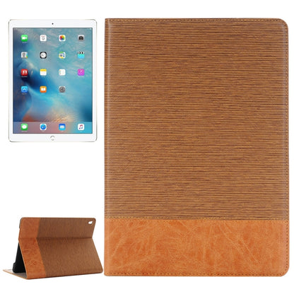 Cross Texture Horizontal Flip Leather Case with Holder & Card Slots & Wallet for iPad Pro 9.7 inch(Brown) - iPad Pro 9.7 inch Cases by buy2fix | Online Shopping UK | buy2fix