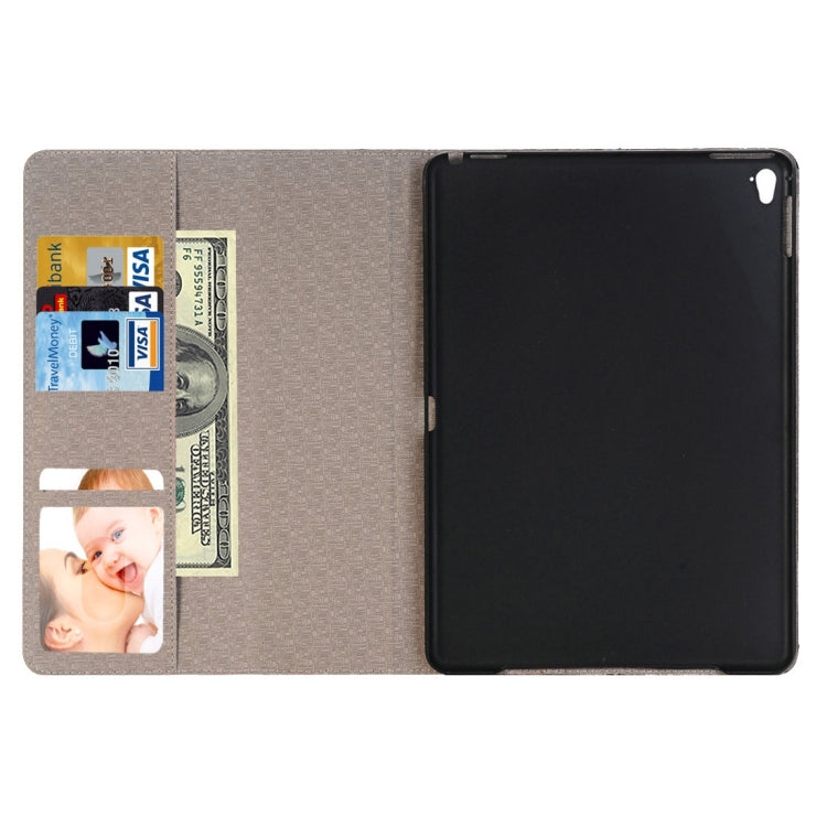 Cross Texture Horizontal Flip Leather Case with Holder & Card Slots & Wallet for iPad Pro 9.7 inch(Brown) - iPad Pro 9.7 inch Cases by buy2fix | Online Shopping UK | buy2fix
