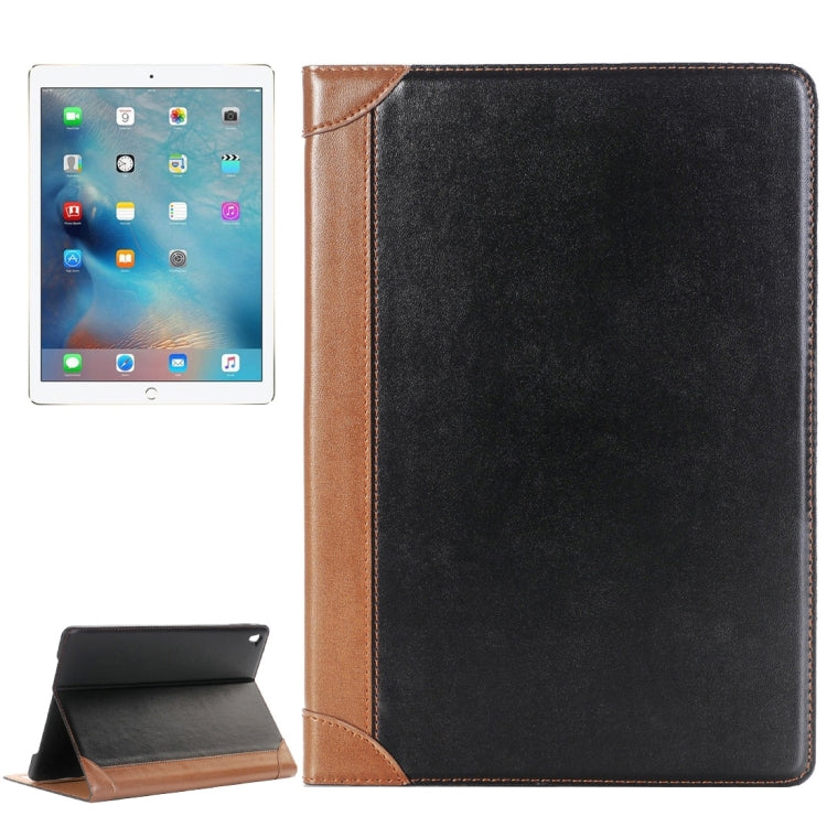 Book Style Polished Surface Horizontal Flip Leather Case with Holder & Card Slots & Wallet for iPad Pro 9.7 inch(Black) - iPad Pro 9.7 inch Cases by buy2fix | Online Shopping UK | buy2fix