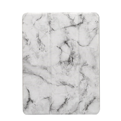 Marble Texture Pattern Horizontal Flip Case for iPad 9.7 (2018) , with Three-folding Holder & Pen Slots(Black) - iPad 9.7 (2018) & (2017) Cases by buy2fix | Online Shopping UK | buy2fix
