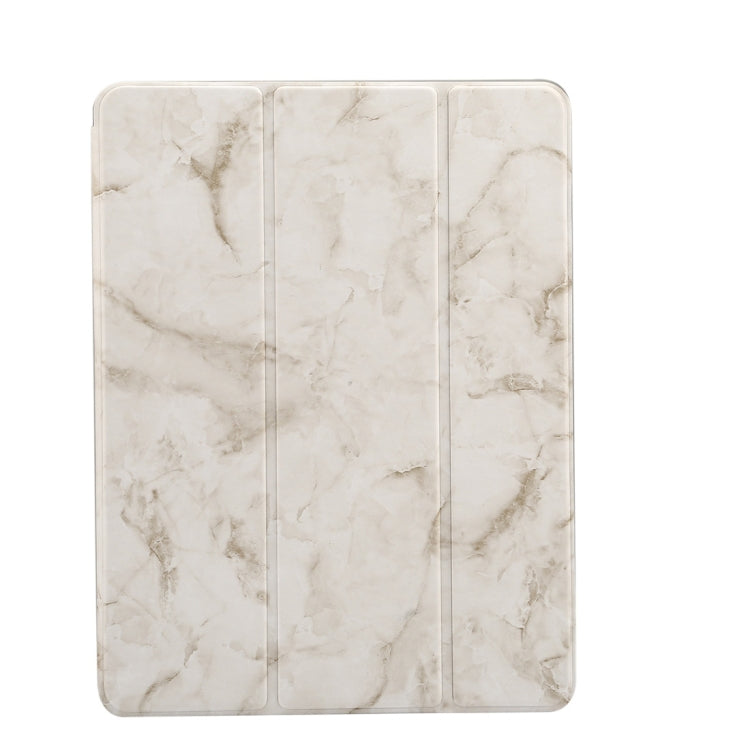 Marble Texture Pattern Horizontal Flip Case for iPad 9.7 (2018) , with Three-folding Holder & Pen Slots(Grey) - iPad 9.7 (2018) & (2017) Cases by buy2fix | Online Shopping UK | buy2fix