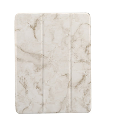Marble Texture Pattern Horizontal Flip Case for iPad 9.7 (2018) , with Three-folding Holder & Pen Slots(Grey) - iPad 9.7 (2018) & (2017) Cases by buy2fix | Online Shopping UK | buy2fix