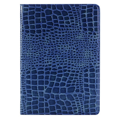 Crocodile Texture  Horizontal Flip Leather Case with Holder & Card Slots & Wallet for iPad Pro 9.7 inch(Blue) - iPad Pro 9.7 inch Cases by buy2fix | Online Shopping UK | buy2fix
