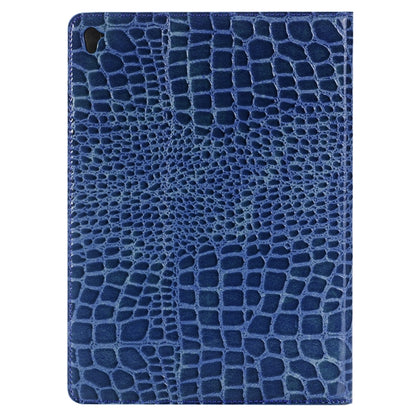 Crocodile Texture  Horizontal Flip Leather Case with Holder & Card Slots & Wallet for iPad Pro 9.7 inch(Blue) - iPad Pro 9.7 inch Cases by buy2fix | Online Shopping UK | buy2fix