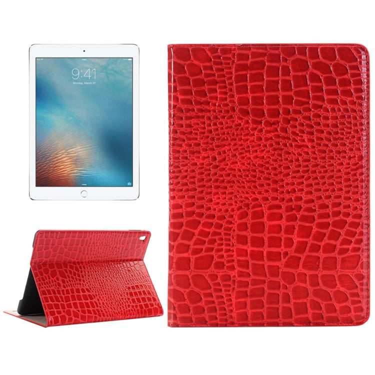 Crocodile Texture  Horizontal Flip Leather Case with Holder & Card Slots & Wallet for iPad Pro 9.7 inch(Red) - iPad Pro 9.7 inch Cases by buy2fix | Online Shopping UK | buy2fix