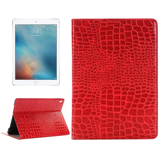Crocodile Texture  Horizontal Flip Leather Case with Holder & Card Slots & Wallet for iPad Pro 9.7 inch(Red) - iPad Pro 9.7 inch Cases by buy2fix | Online Shopping UK | buy2fix