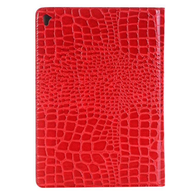 Crocodile Texture  Horizontal Flip Leather Case with Holder & Card Slots & Wallet for iPad Pro 9.7 inch(Red) - iPad Pro 9.7 inch Cases by buy2fix | Online Shopping UK | buy2fix