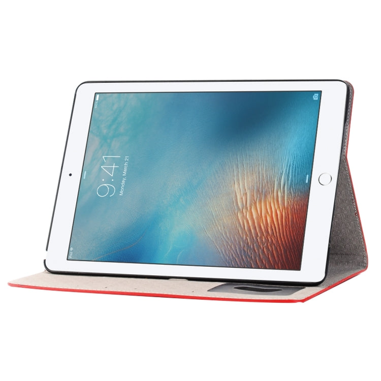 Crocodile Texture  Horizontal Flip Leather Case with Holder & Card Slots & Wallet for iPad Pro 9.7 inch(Red) - iPad Pro 9.7 inch Cases by buy2fix | Online Shopping UK | buy2fix