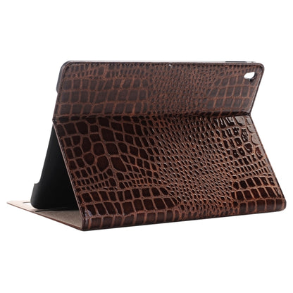 Crocodile Texture  Horizontal Flip Leather Case with Holder & Card Slots & Wallet for iPad Pro 9.7 inch(Brown) - iPad Pro 9.7 inch Cases by buy2fix | Online Shopping UK | buy2fix