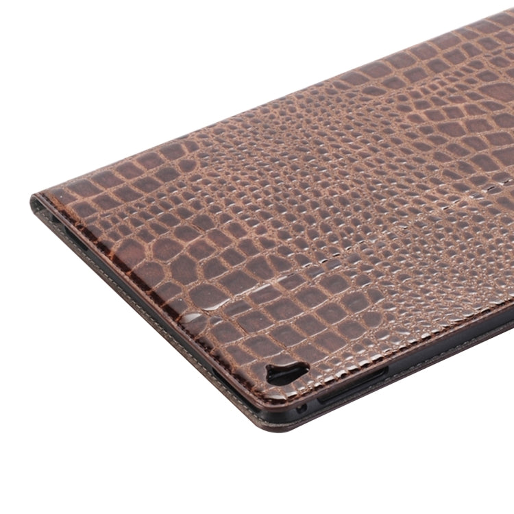 Crocodile Texture  Horizontal Flip Leather Case with Holder & Card Slots & Wallet for iPad Pro 9.7 inch(Brown) - iPad Pro 9.7 inch Cases by buy2fix | Online Shopping UK | buy2fix