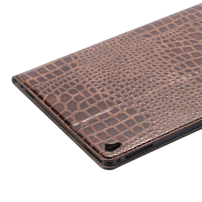 Crocodile Texture  Horizontal Flip Leather Case with Holder & Card Slots & Wallet for iPad Pro 9.7 inch(Brown) - iPad Pro 9.7 inch Cases by buy2fix | Online Shopping UK | buy2fix