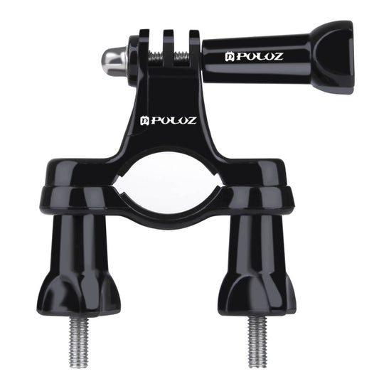 PULUZ Universal Bike Motorcycle Handlebar Mount with Screw for PULUZ Action Sports Cameras Jaws Flex Clamp Mount for GoPro, Insta360, DJI and Other Action Cameras(Black) by PULUZ