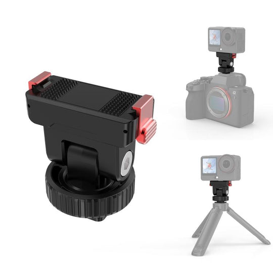 For DJI Osmo Action 6 / Nano / 360 II PULUZ Plastic Gimbal Quick-Release Base Mount (Black)