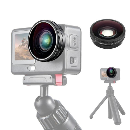 For DJI Osmo Action 6 PULUZ FOV Boost Lens 185 Degree Wide Angle Lens