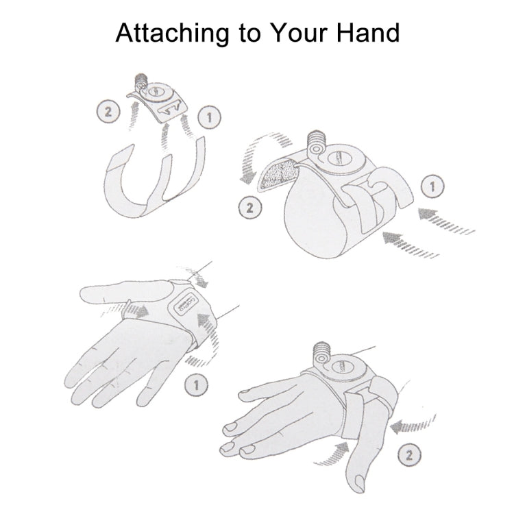 PULUZ 3 in 1 Hand Wrist Arm Leg Straps 360-degree Rotation Mount for GoPro, Insta360, DJI and Other Action Cameras(Black) by PULUZ