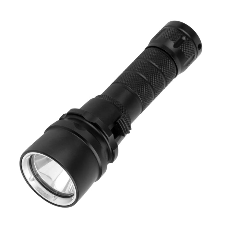 PULUZ 1000LM Aluminum Alloy 50m Depth Diving LED Flashlight Cold White Light Torch Light - Diving Flashlight by PULUZ | Online Shopping UK | buy2fix