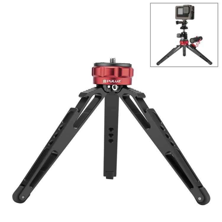 PULUZ Desktop Vlogging Live Tripod Holder with Cold Shoe Bases for DSLR & Digital Cameras, Adjustable Height: 7.5-14.5cm by PULUZ