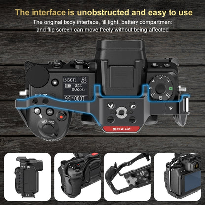 For Nikon Z6III / Z6II PULUZ Metal Camera Cage Stabilizer Rig (Black) - Camera Cage by PULUZ | Online Shopping UK | buy2fix