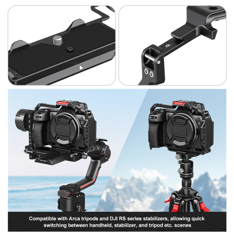 For Nikon Z6III / Z6II PULUZ Metal Camera Cage Stabilizer Rig (Black) - Camera Cage by PULUZ | Online Shopping UK | buy2fix