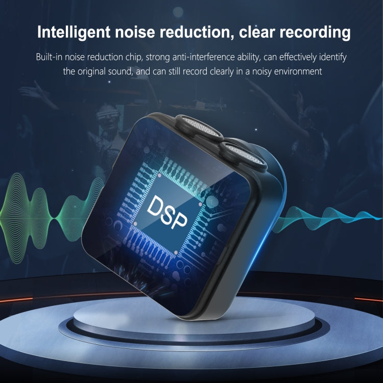 PULUZ Magnetic Lavalier Wireless Microphone with Charging Case Box, 8 Pin RX Receiver and 2 TX Microphones (Black) - Microphone by PULUZ | Online Shopping UK | buy2fix