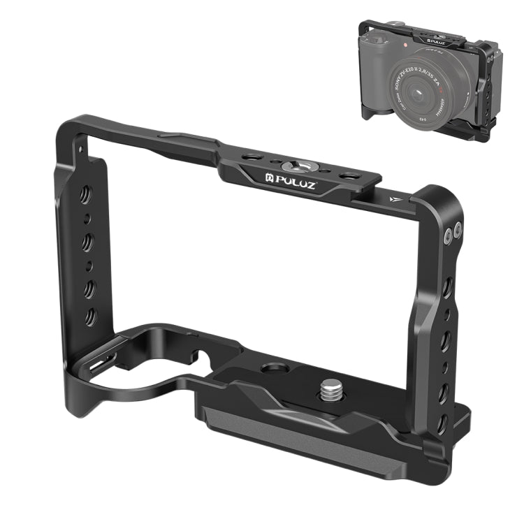 For Sony ZV-E10 II / ZV-E10M2 PULUZ Metal Camera Cage Stabilizer Rig (Black) - Camera Cage by PULUZ | Online Shopping UK | buy2fix