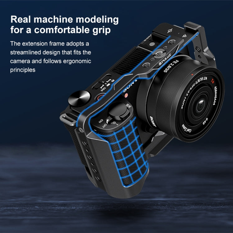 For Sony ZV-E10 II / ZV-E10M2 PULUZ Metal Camera Cage Stabilizer Rig (Black) - Camera Cage by PULUZ | Online Shopping UK | buy2fix