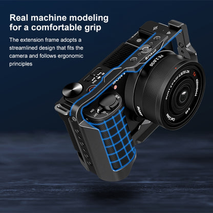 For Sony ZV-E10 II / ZV-E10M2 PULUZ Metal Camera Cage Stabilizer Rig (Black) - Camera Cage by PULUZ | Online Shopping UK | buy2fix