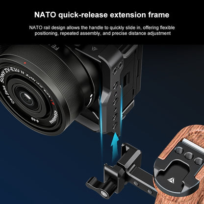 For Sony ZV-E10 II / ZV-E10M2 PULUZ Metal Camera Cage Stabilizer Rig (Black) - Camera Cage by PULUZ | Online Shopping UK | buy2fix