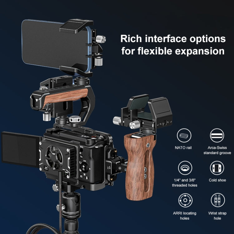 For Sony ZV-E10 II / ZV-E10M2 PULUZ Metal Camera Cage Stabilizer Rig (Black) - Camera Cage by PULUZ | Online Shopping UK | buy2fix