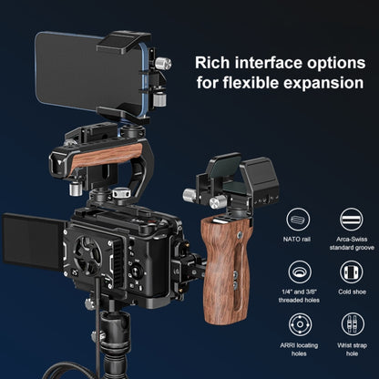 For Sony ZV-E10 II / ZV-E10M2 PULUZ Metal Camera Cage Stabilizer Rig (Black) - Camera Cage by PULUZ | Online Shopping UK | buy2fix