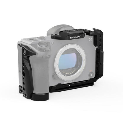 For Sony Cinema Line FX2 / ILME-FX2B PULUZ Metal Camera Cage Stabilizer Rig(Black) - Camera Cage by PULUZ | Online Shopping UK | buy2fix