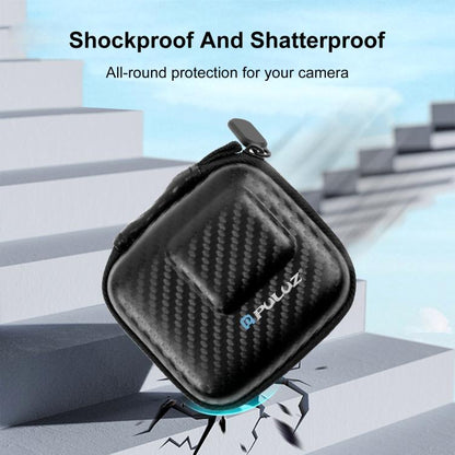 PULUZ Mini Portable Carbon Fiber Storage Bag for GoPro HERO13 Black /12 Black /11 Black /10 Black /9 Black and other Similar Size Cameras by PULUZ