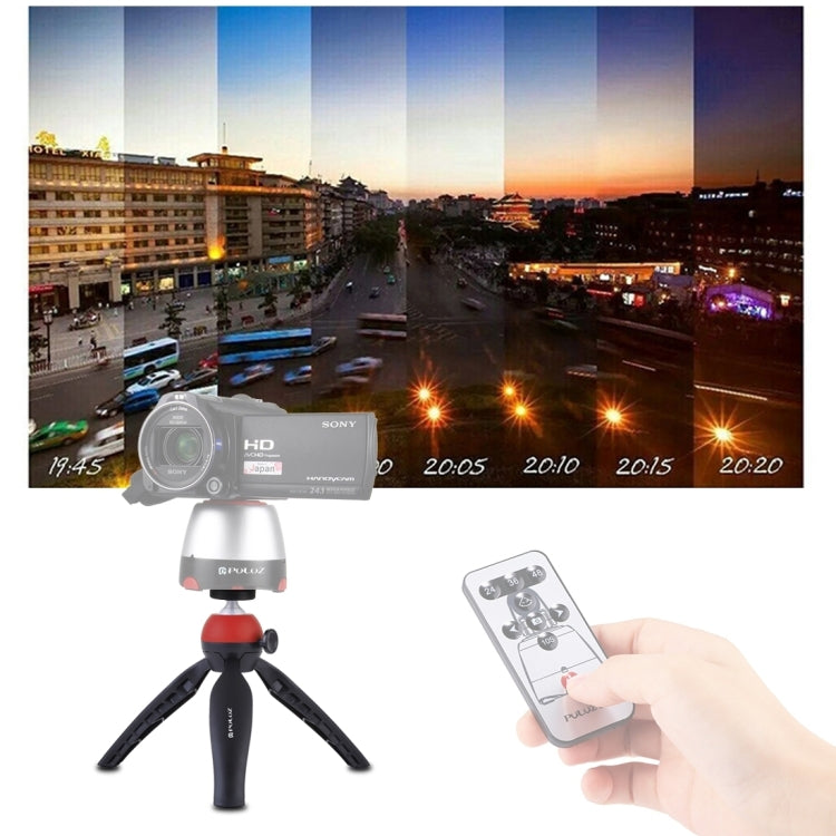 PULUZ Pocket Mini Tripod Mount with 360 Degree Ball Head for Smartphones, GoPro, DSLR Cameras(Red) by PULUZ