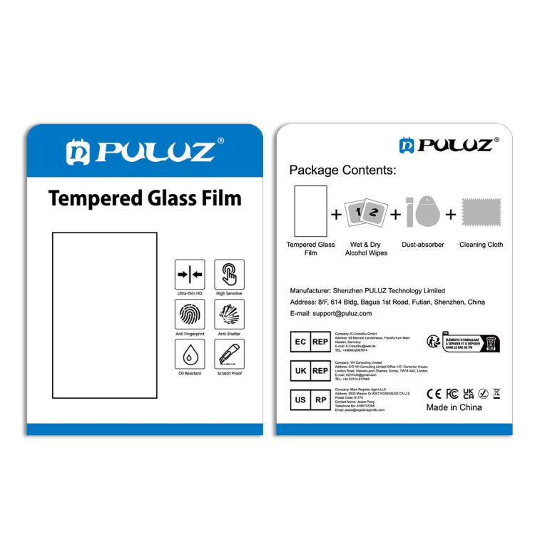 PULUZ 9H 2.5D HD Tempered Glass Lens Protector + Screen Film for DJI OSMO Pocket Gimbal by PULUZ