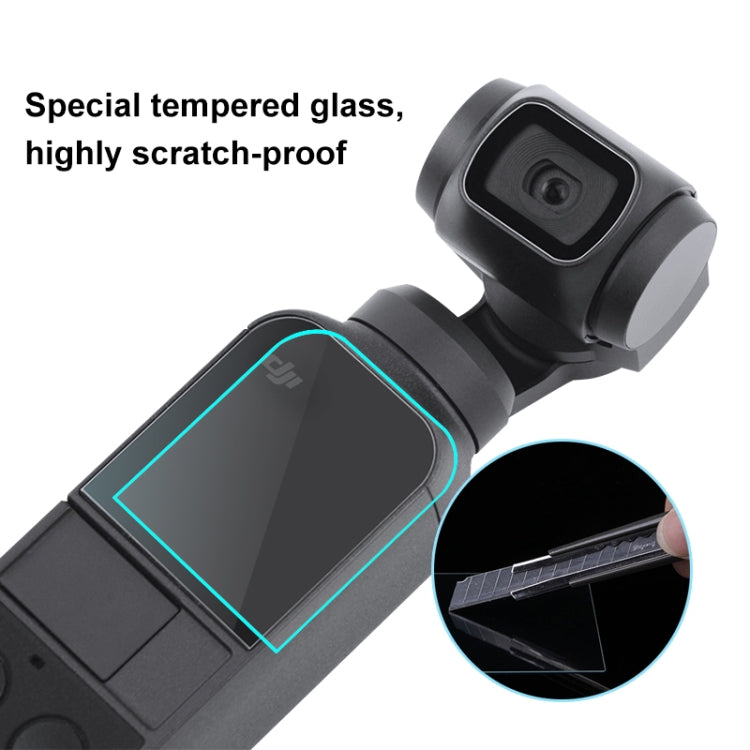 PULUZ 9H 2.5D HD Tempered Glass Lens Protector + Screen Film for DJI OSMO Pocket Gimbal by PULUZ