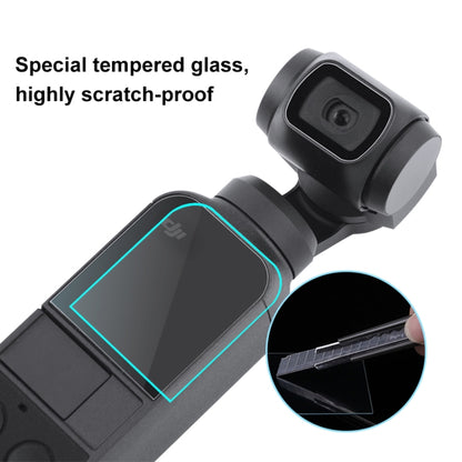 PULUZ 9H 2.5D HD Tempered Glass Lens Protector + Screen Film for DJI OSMO Pocket Gimbal by PULUZ