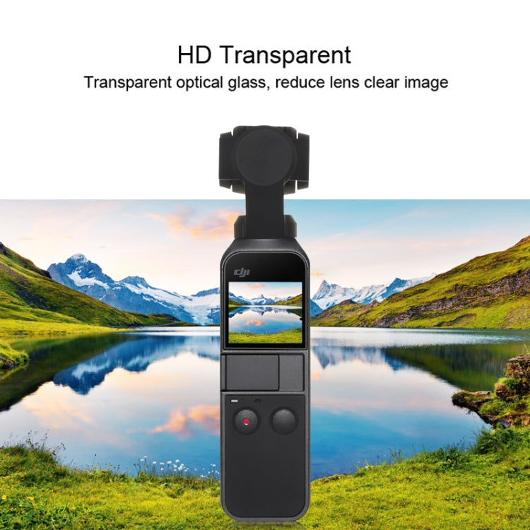 PULUZ 9H 2.5D HD Tempered Glass Lens Protector + Screen Film for DJI OSMO Pocket Gimbal by PULUZ