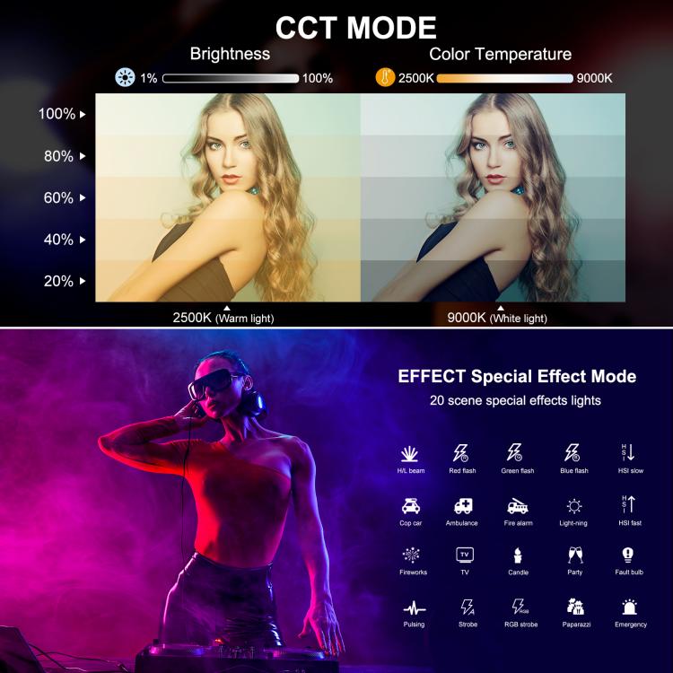 PULUZ 30cm Photo Handheld Full Color RGB Stick Light Magnetic LED Fill Light by PULUZ