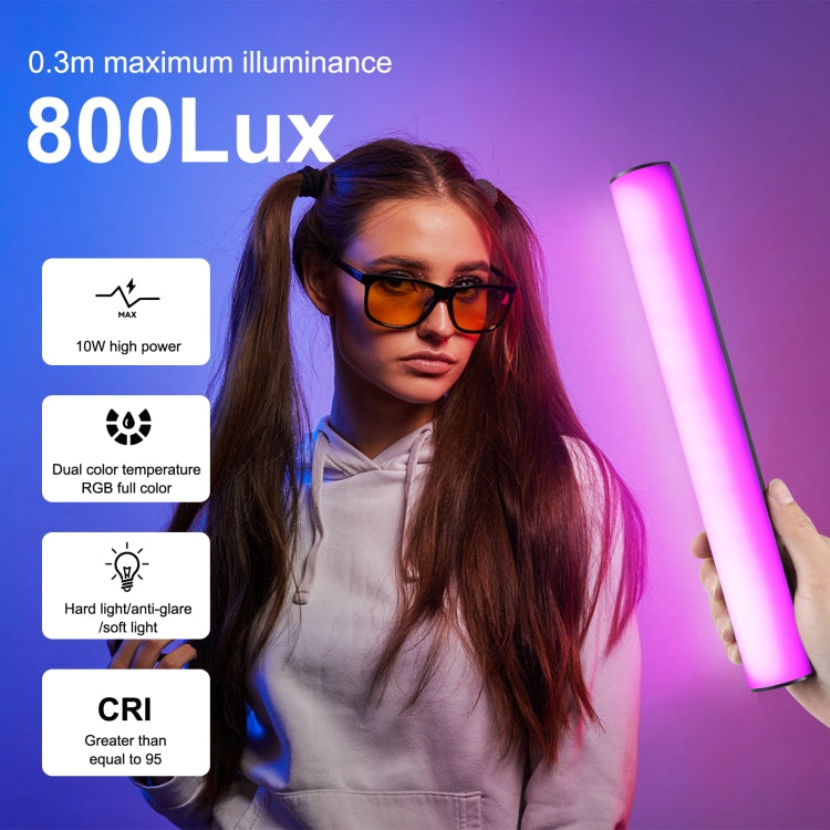 PULUZ 30cm Photo Handheld Full Color RGB Stick Light Magnetic LED Fill Light by PULUZ