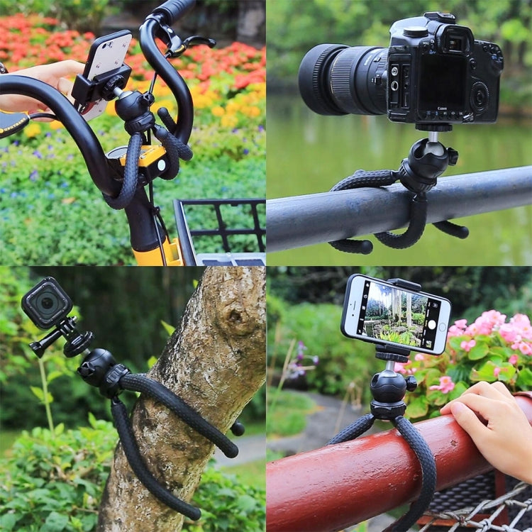 PULUZ Mini Octopus Flexible Tripod Holder with Ball Head for SLR Cameras, GoPro, Cellphone, Size: 25cmx4.5cm by PULUZ