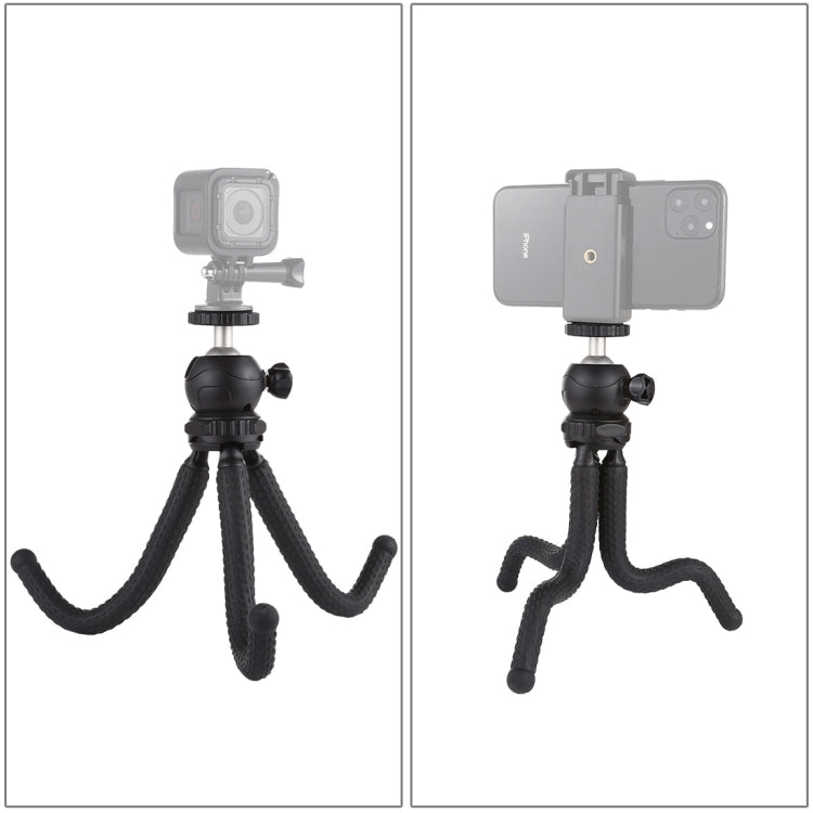 PULUZ Mini Octopus Flexible Tripod Holder with Ball Head for SLR Cameras, GoPro, Cellphone, Size: 25cmx4.5cm by PULUZ