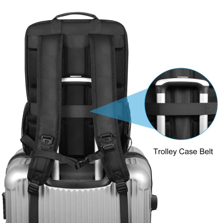 PULUZ 12W Solar Power Outdoor Portable Camera Dual Shoulders Backpack Laptop Bag (Black) by PULUZ