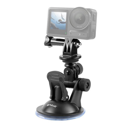 PULUZ Car Suction Cup Mount with Screw & Tripod Mount Adapter & Storage Bag for GoPro, Insta360, DJI and Other Action Cameras by PULUZ