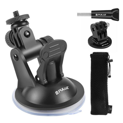 PULUZ Car Suction Cup Mount with Screw & Tripod Mount Adapter & Storage Bag for GoPro, Insta360, DJI and Other Action Cameras by PULUZ