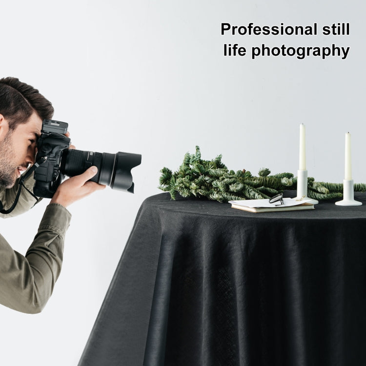 PULUZ 3m x 6m Photography Background Thickness Photo Studio Background Cloth Backdrop (Black) by PULUZ