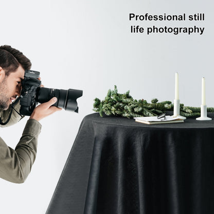 PULUZ 3m x 6m Photography Background Thickness Photo Studio Background Cloth Backdrop (Black) by PULUZ