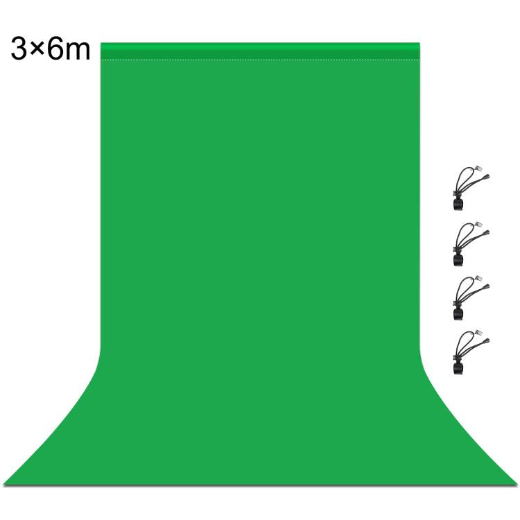PULUZ 3m x 6m Photography Background Thickness Photo Studio Background Cloth Backdrop(Green) by PULUZ