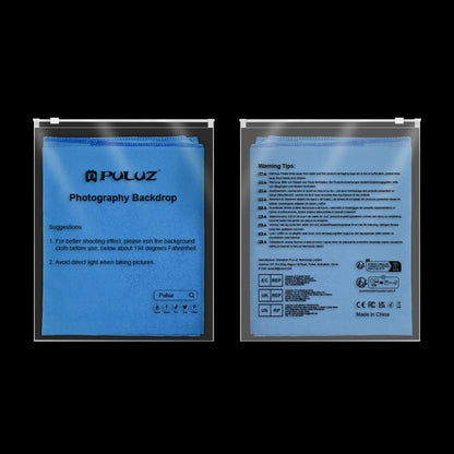 PULUZ 1m x 2m Photography Background Thickness Photo Studio Background Cloth Backdrop(Blue) by PULUZ